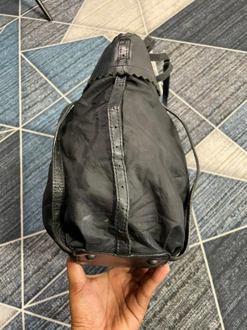 Jean Paul Gaultier Archive Jean Paul Gaultier Black Nylon + Leather Tote Bag Size ONE SIZE - 12 Thumbnail
