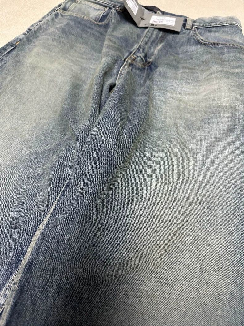 Balenciaga Balenciaga size s 23fw aged baggy mid-rise in ice blue mud Size US 28 / EU 44 - 5 Thumbnail
