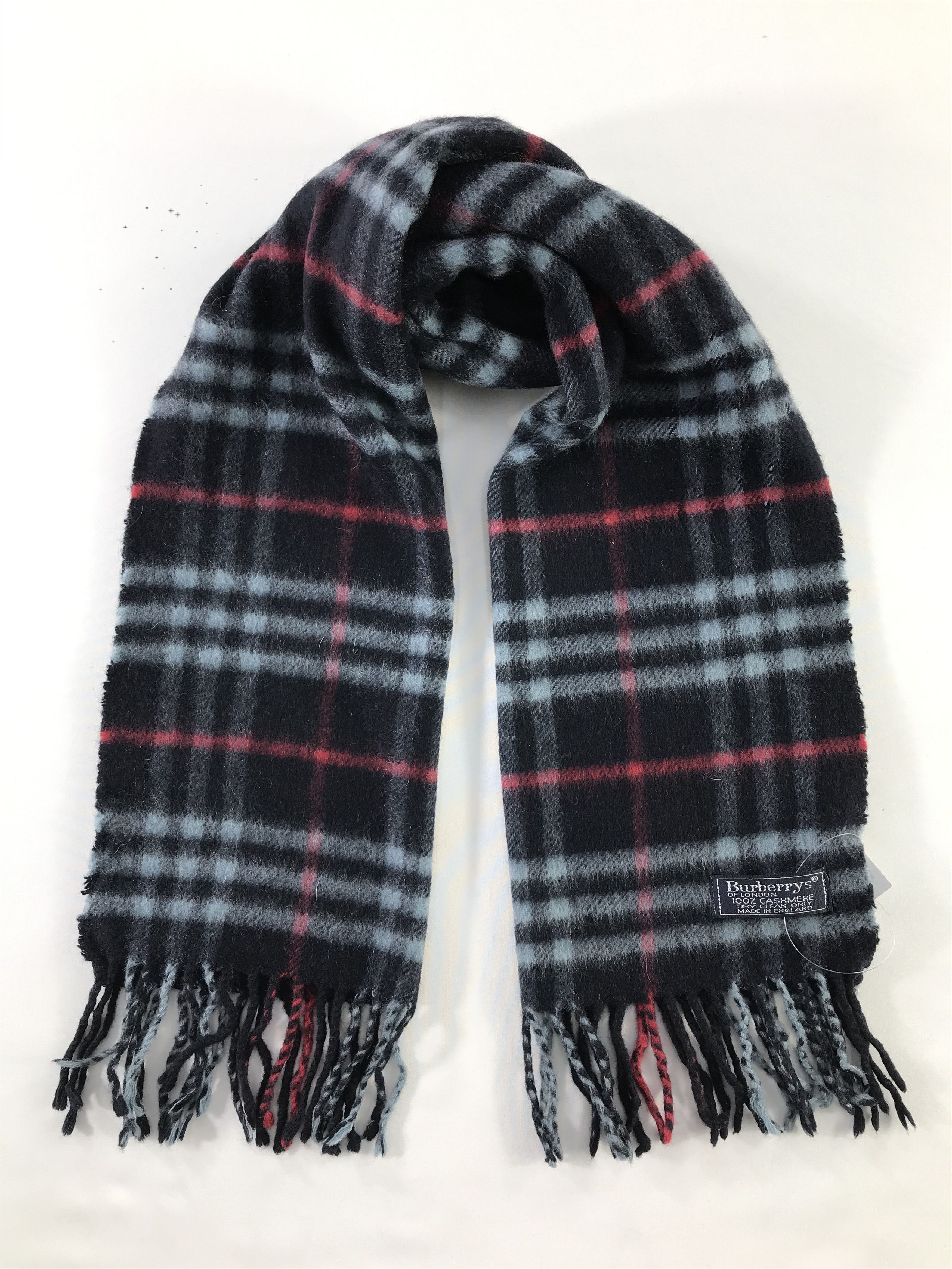 Burberry × Vintage Burberry Scarf / Muffler / Neckwear - WW1855 Size ONE SIZE - 1 Thumbnail