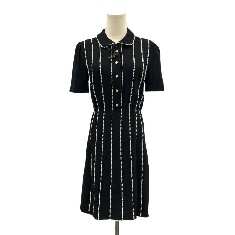 Gucci Gucci Pearl Trim Dress Size S Size S / US 4 / IT 40 - 1 Thumbnail