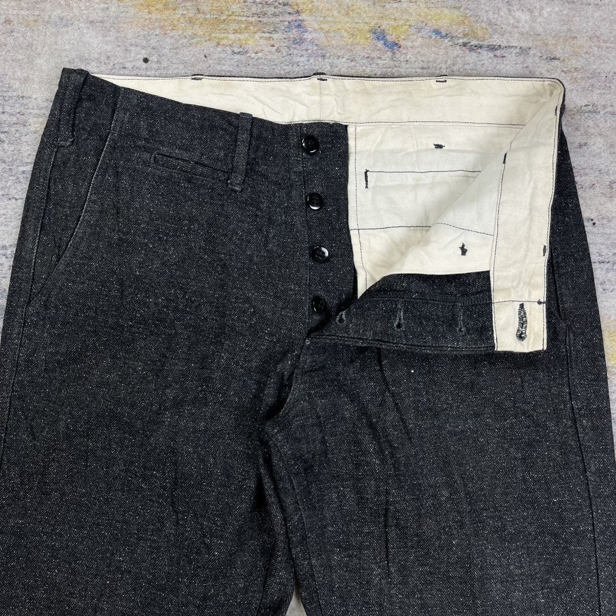 Burgus Plus Burgus plus Lot 401 jnh herringbone pants button fly Size US 32 / EU 48 - 3 Thumbnail