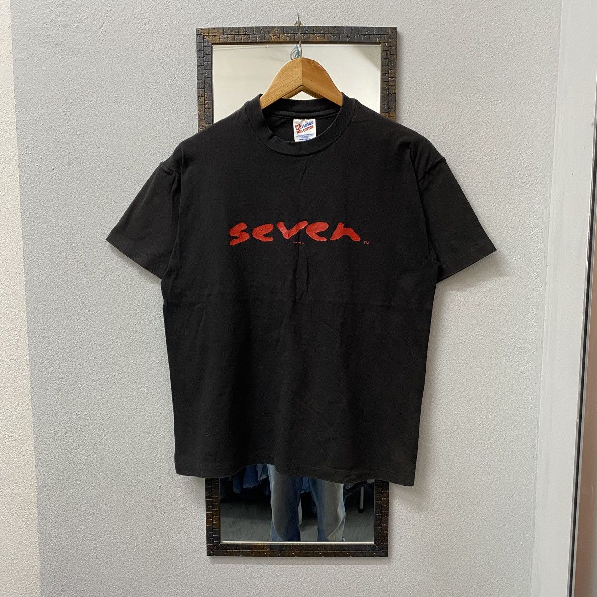 Vintage Vintage 1995 SEVEN Movie Promo Tee Brad Pitt Size US L / EU 52-54 / 3 - 1 Thumbnail
