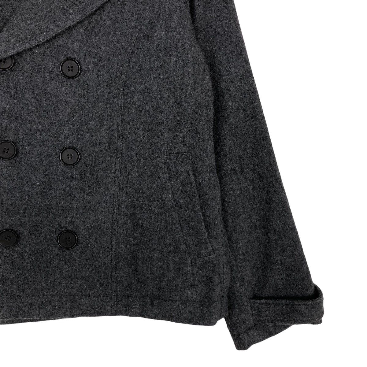 45rpm 🔥Cropped Wool Biker Jacket Double Breast Blue Blue Japan Size US M / EU 48-50 / 2 - 5 Thumbnail