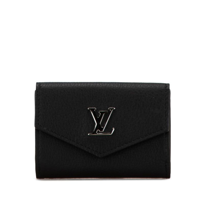 Louis Vuitton Louis Vuitton Leather Portefeuille Lockmini Trifold Wallet M63921 Leather Short Wallet M63921 in Great Condition