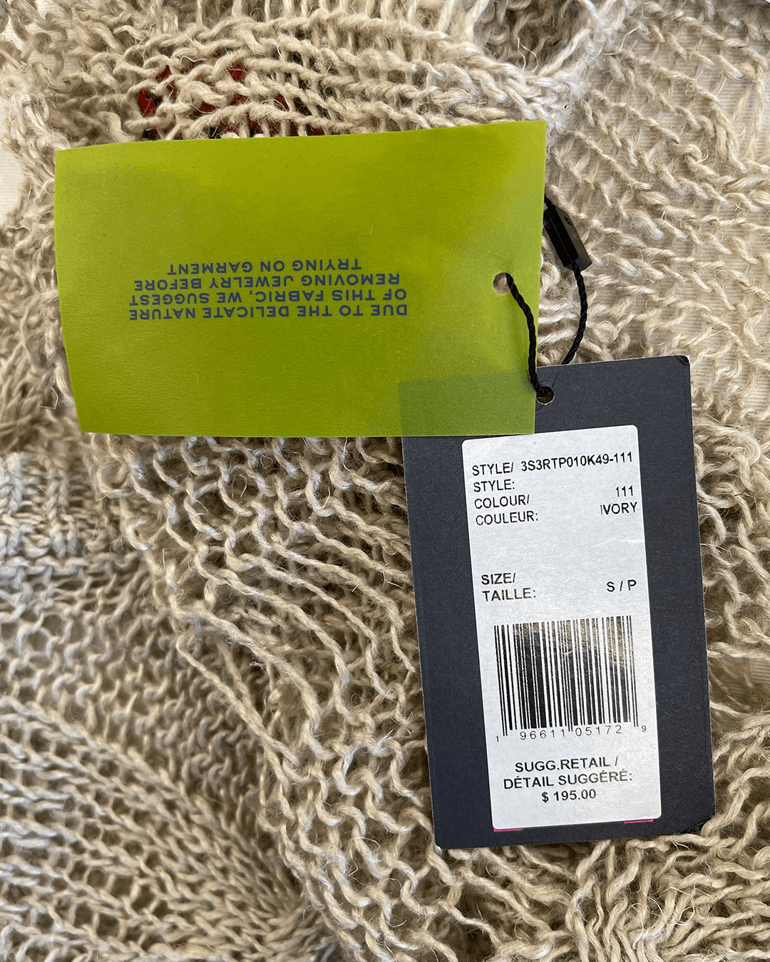 Heaven by Marc Jacobs Heaven by Marc Jacobs Distressed Cropped Sweater Size S / US 4 / IT 40 - 10 Thumbnail