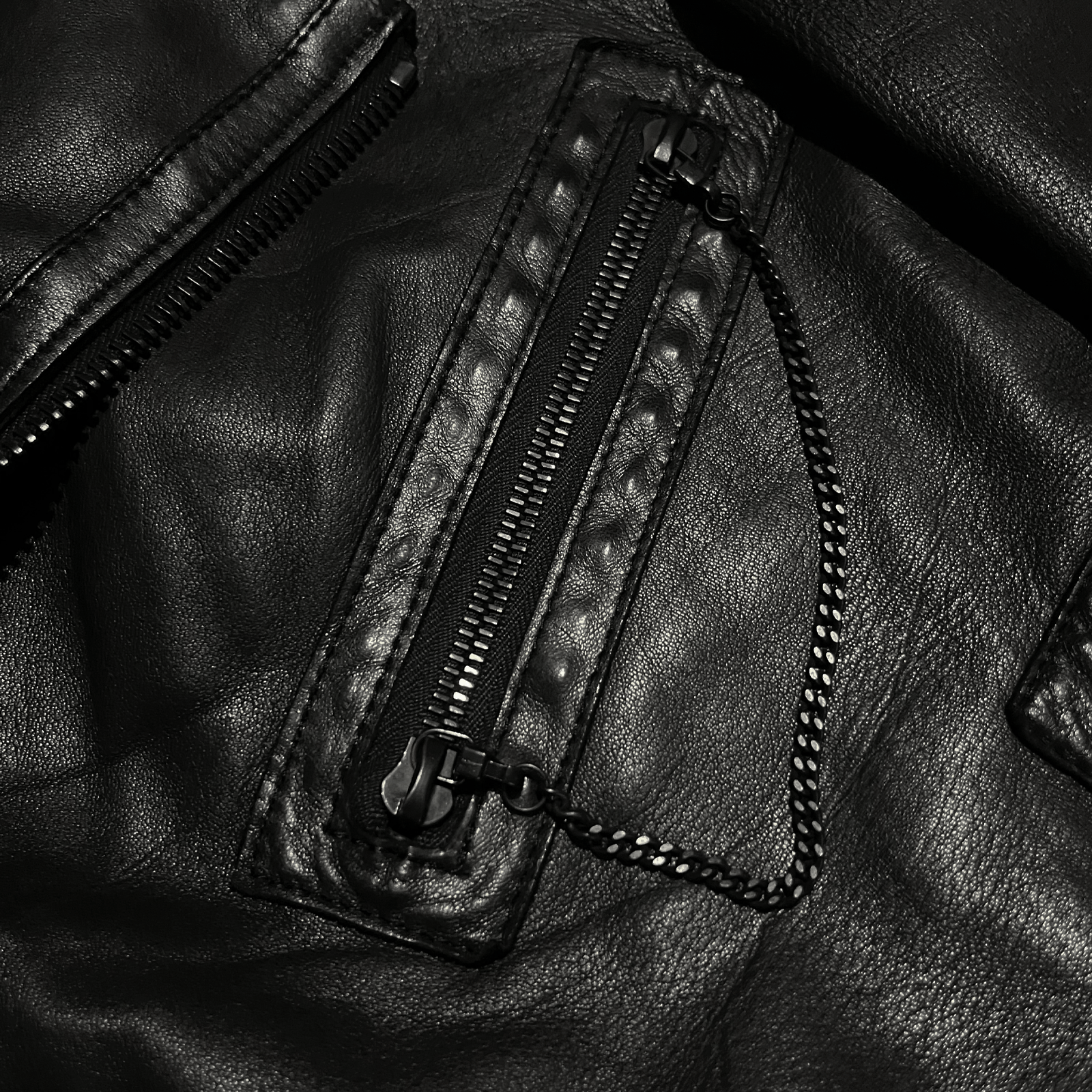 Number (N)ine Number (N)ine SS06 Lambskin Leather Biker Jacket Size US M / EU 48-50 / 2 - 5 Thumbnail