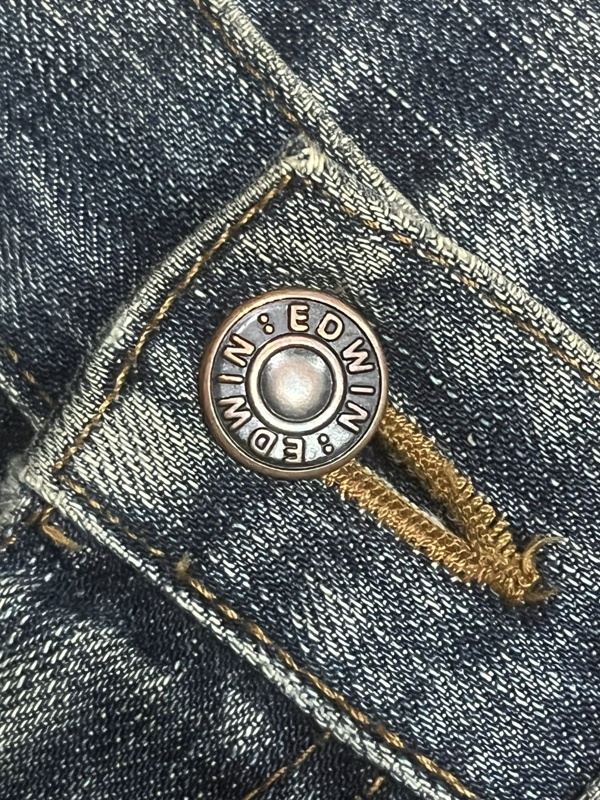 Kapital ⚡️Distressed⚡️Vintage Edwin 503w Blue Washed Ripped Patch Jean Size US 28 / EU 44 - 5 Thumbnail