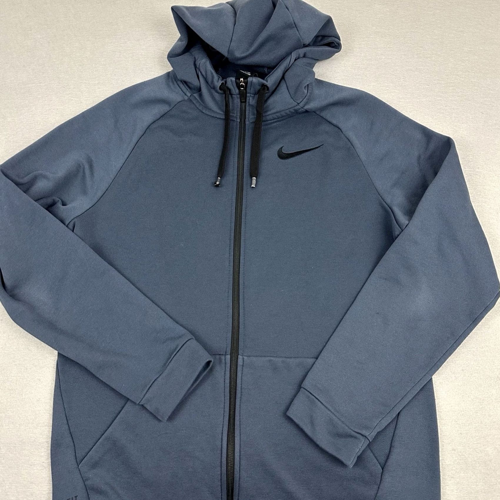 Nike Nike Jacket Men Medium Blue Solid Full Zip Hooded Pockets 860465-471 M Size US M / EU 48-50 / 2 - 2 Thumbnail