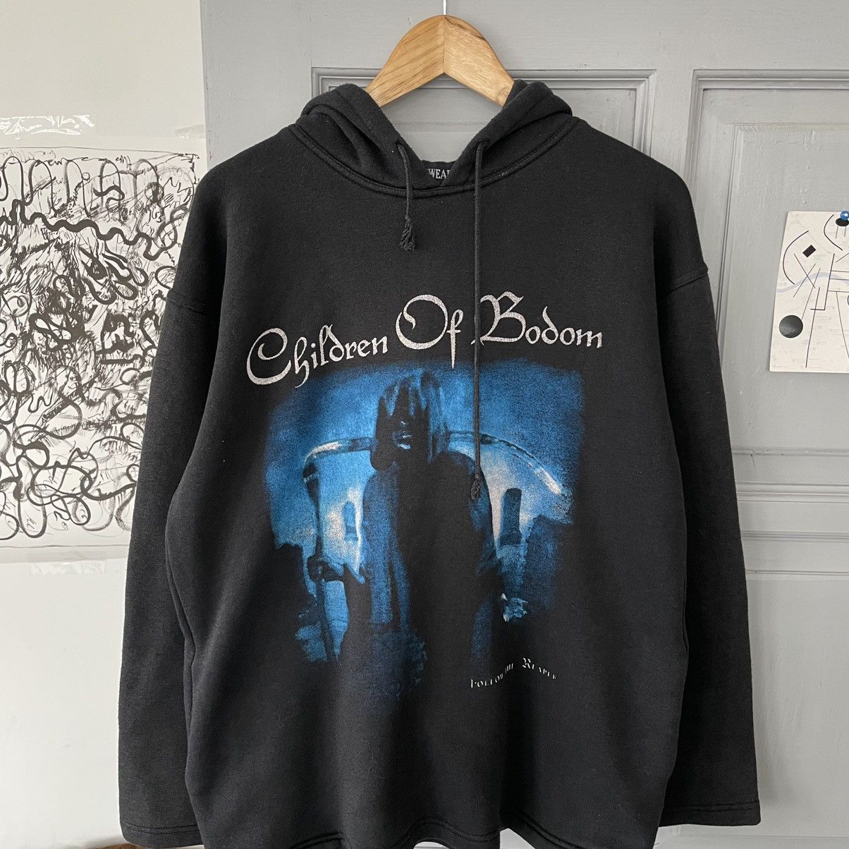 Band Tees Vintage 00’s Children Of Bottom Death metal Hoodie Rare item Size US L / EU 52-54 / 3 - 4 Thumbnail