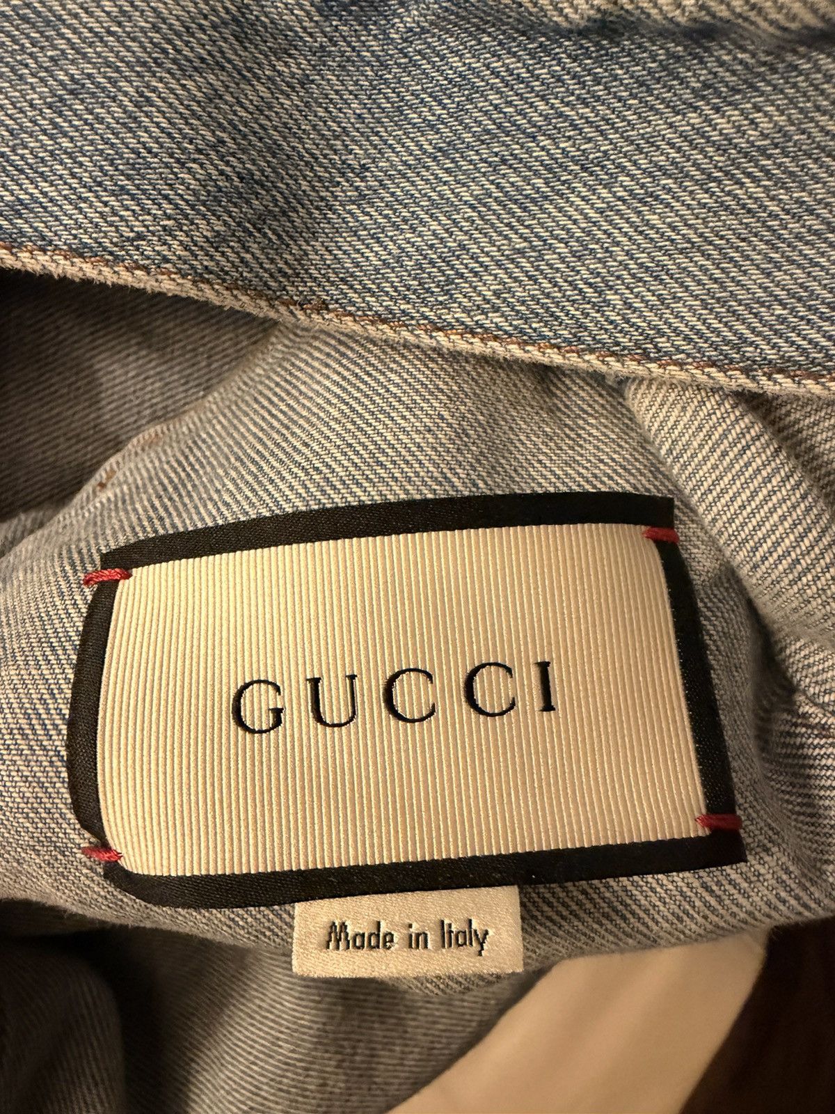 Gucci Gucci denim jacket Size US L / EU 52-54 / 3 - 4 Thumbnail