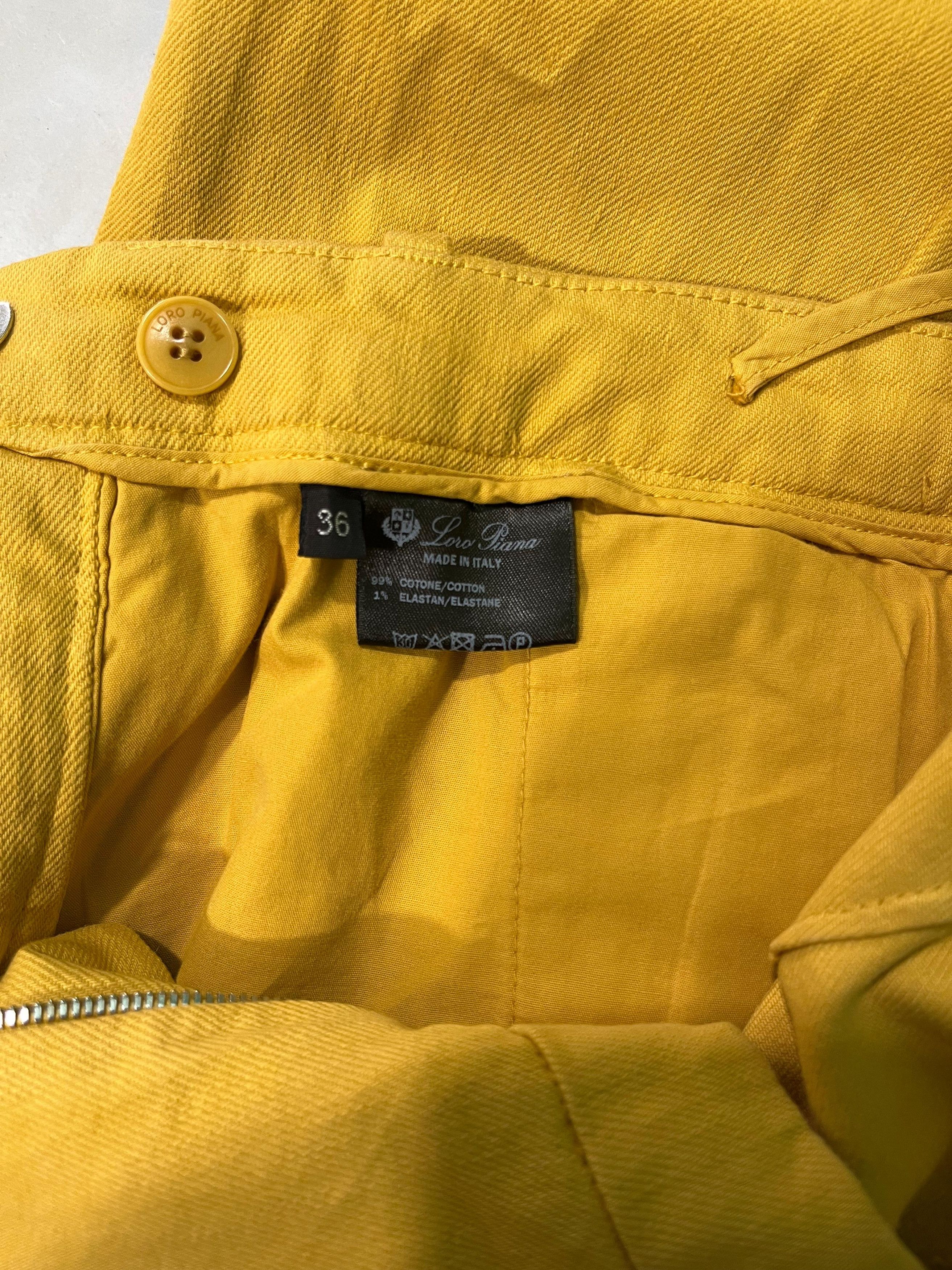 Loro Piana Loro Piana Cotton Trouser Pants Size 26" / US 2 / IT 38 - 6 Thumbnail