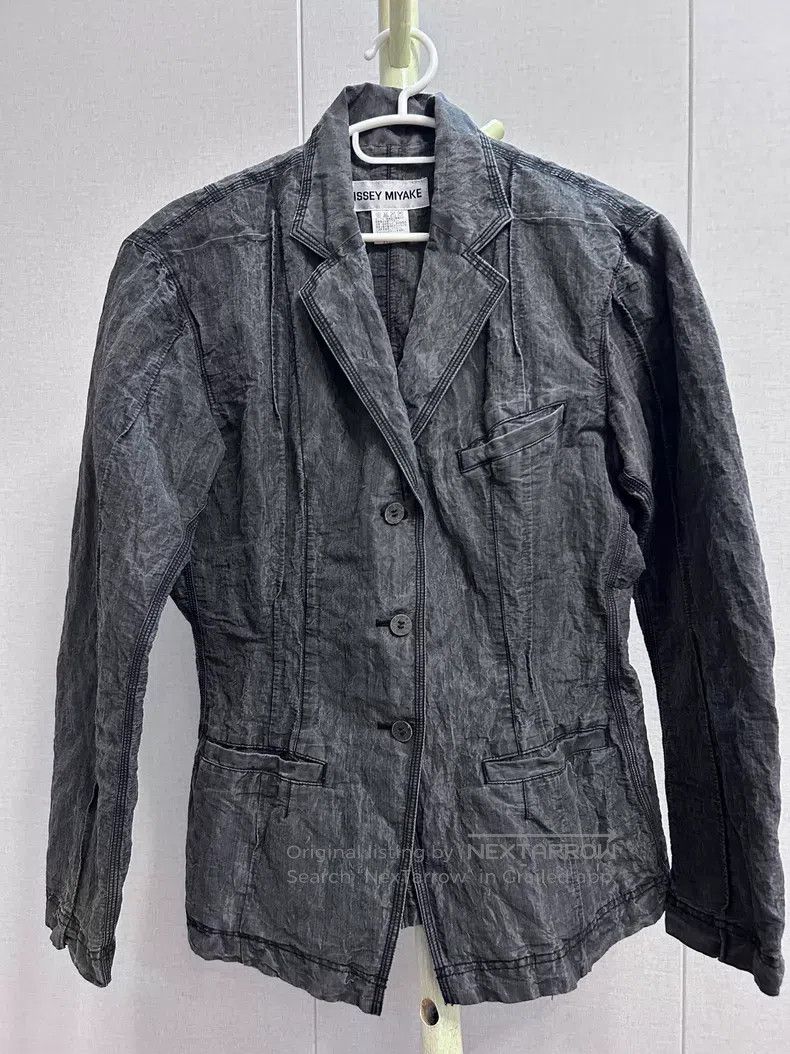 Issey Miyake Issey Miyake Gray Suit Jacket Size L / US 10 / IT 46 - 1 Thumbnail