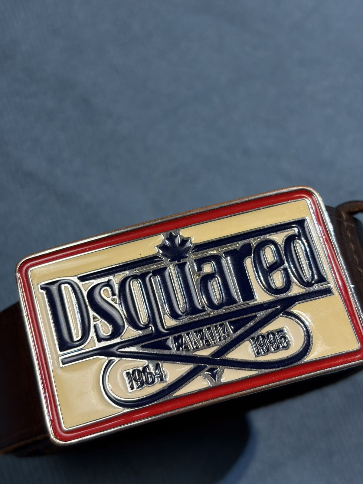 Dsquared2 Squared 1964 Canada Championship Zamak Buckle Belts Size ONE SIZE - 2 Thumbnail