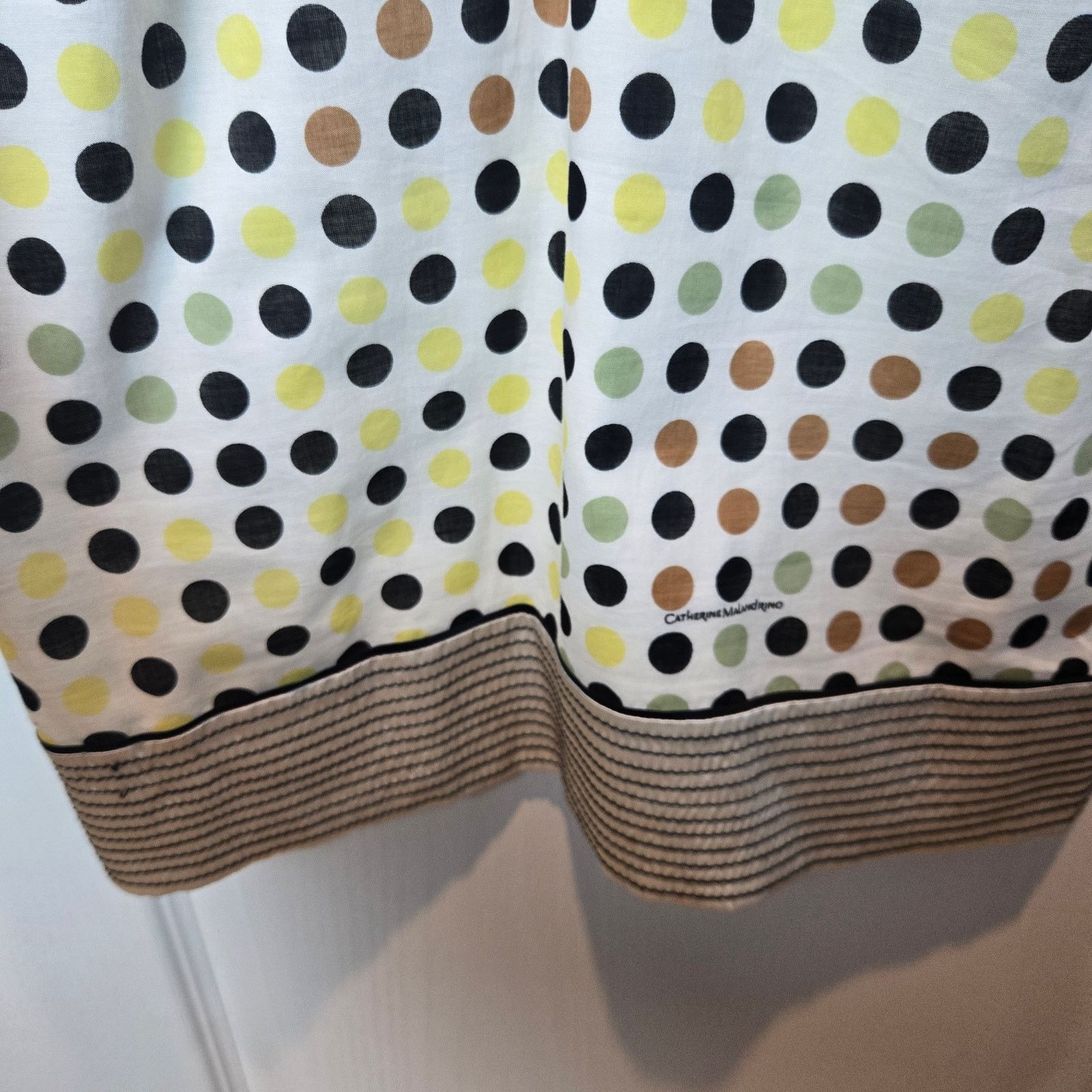 Other Catherine Malandrino polka dot silk cotton dress sz 0 READ Size XS / US 0-2 / IT 36-38 - 5 Thumbnail