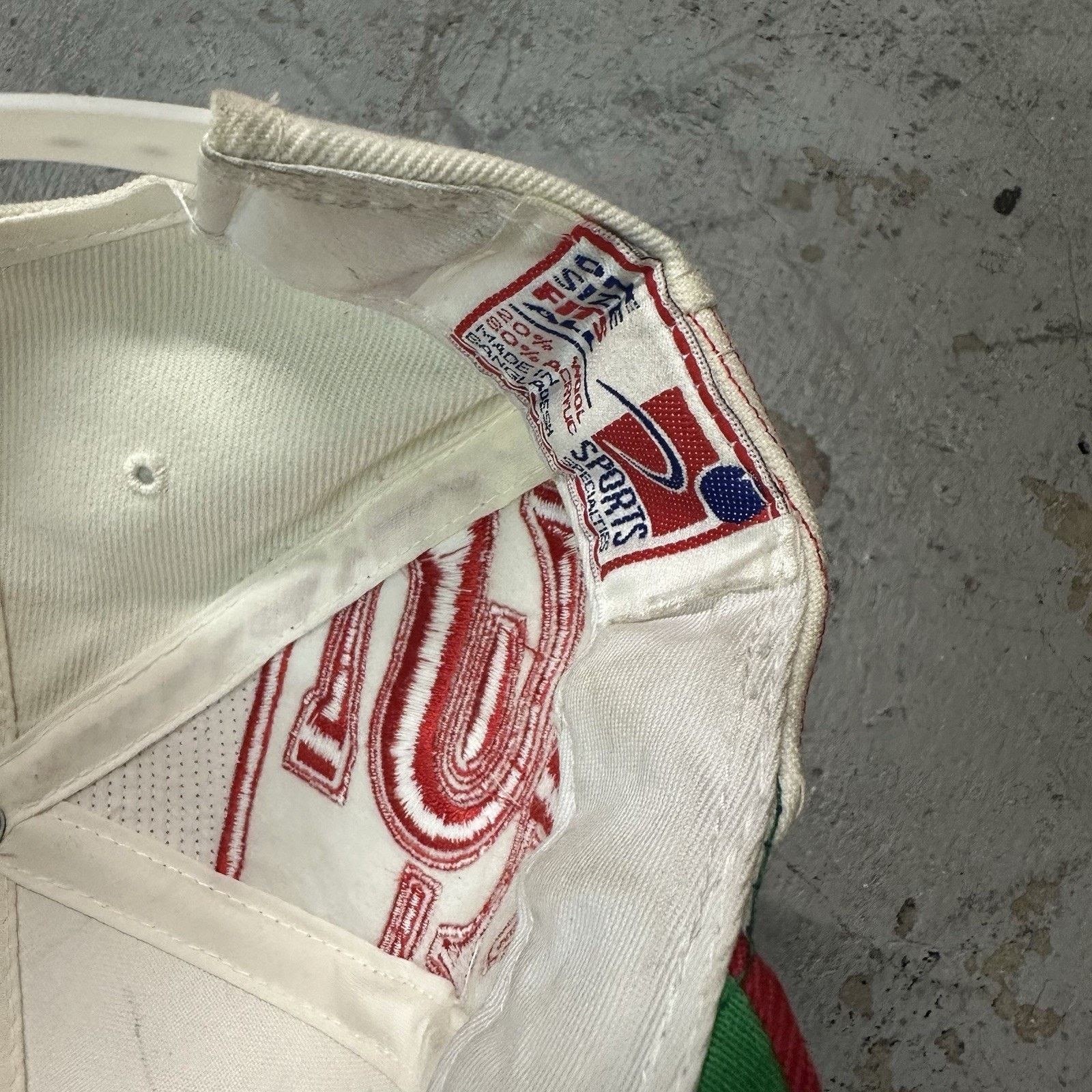 NFL × Sports Specialties × Vintage Vintage 90s Sports Specialties San Francisco 49ers Laser Hat Size ONE SIZE - 4 Thumbnail