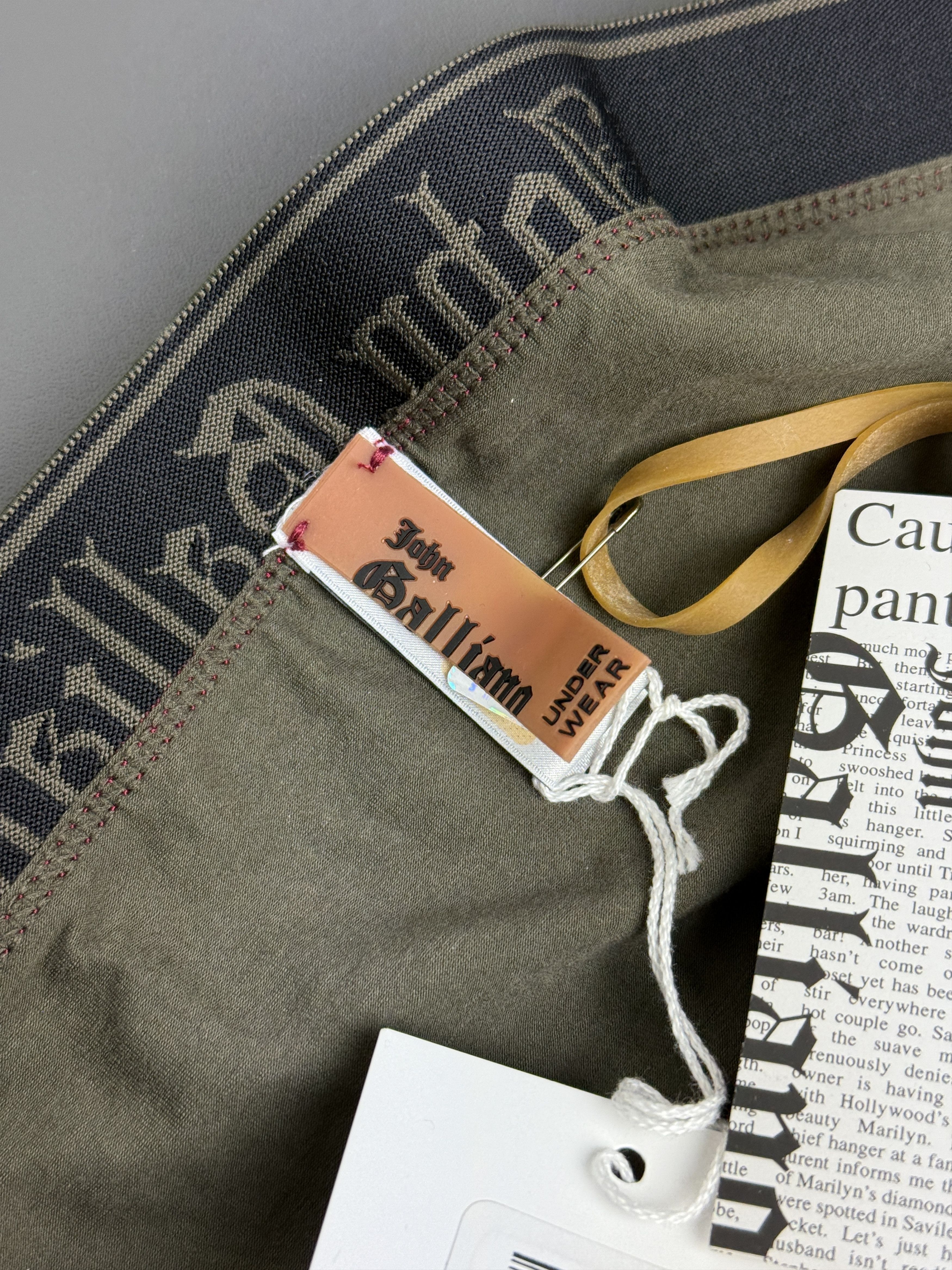 John Galliano John Galliano Gazette newspaper print boxer briefs Size US 38 / EU 54 - 8 Thumbnail