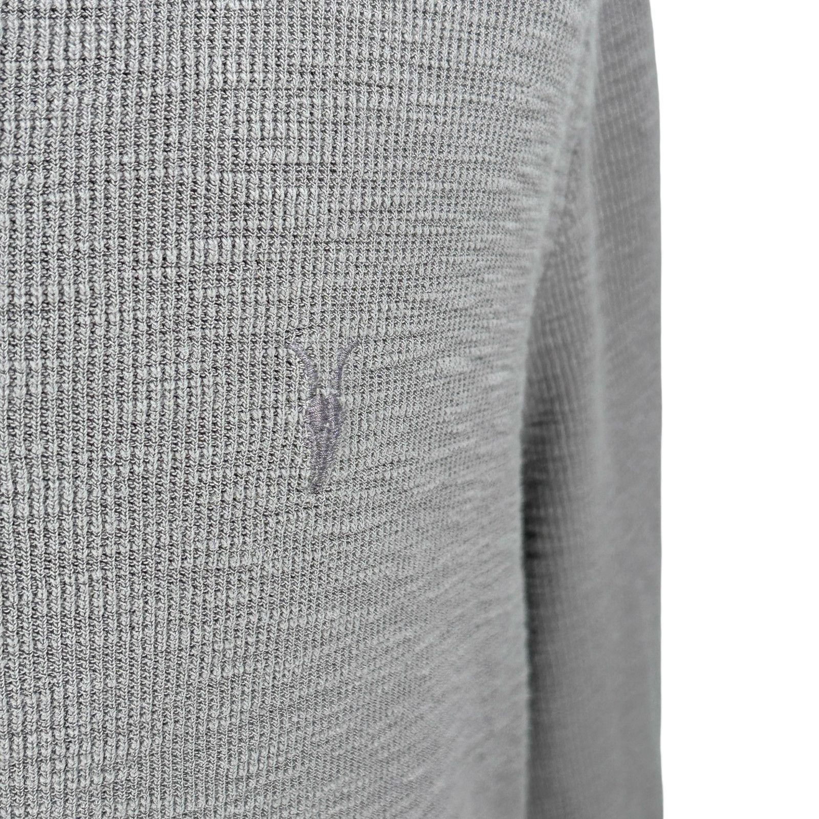 Allsaints AllSaints Muse Thermal Henley Shirt Men’s L Gray Long Sleeve Size US L / EU 52-54 / 3 - 3 Thumbnail
