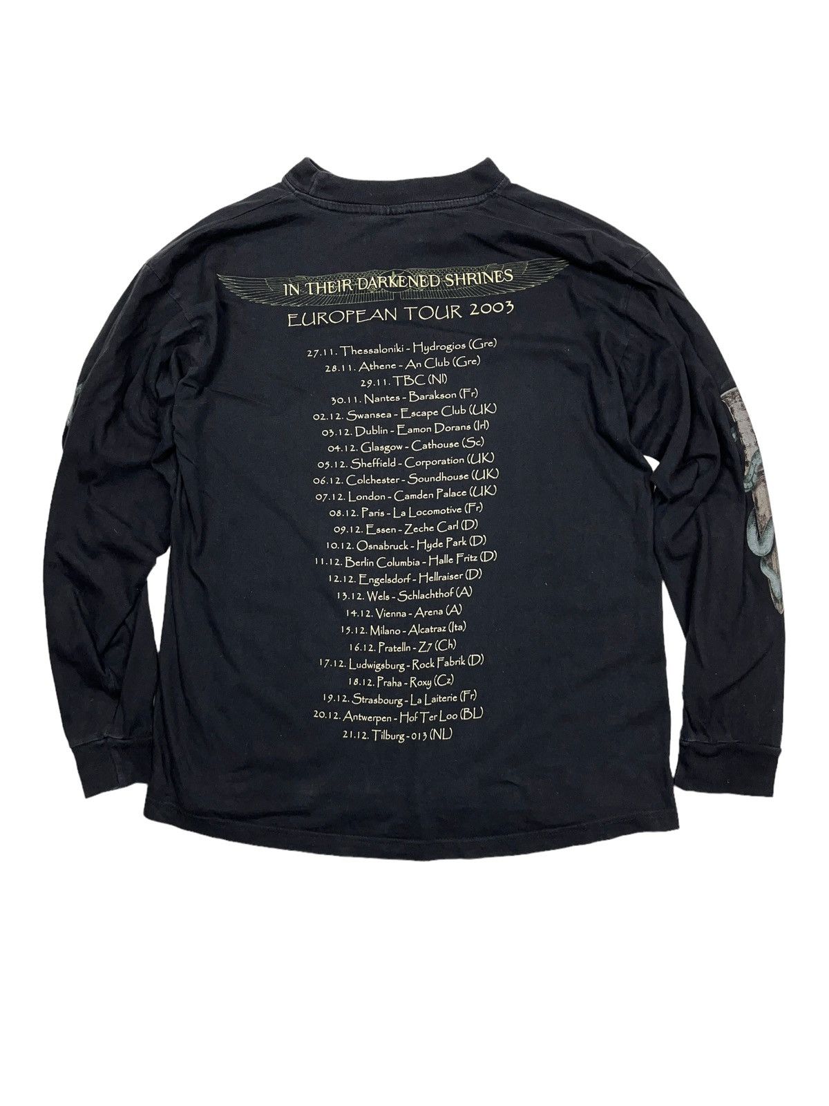 Band Tees Vintage Nile 2003 Tour Long Sleeve Shirt Nasum Napalm Death Size US M / EU 48-50 / 2 - 2 Thumbnail