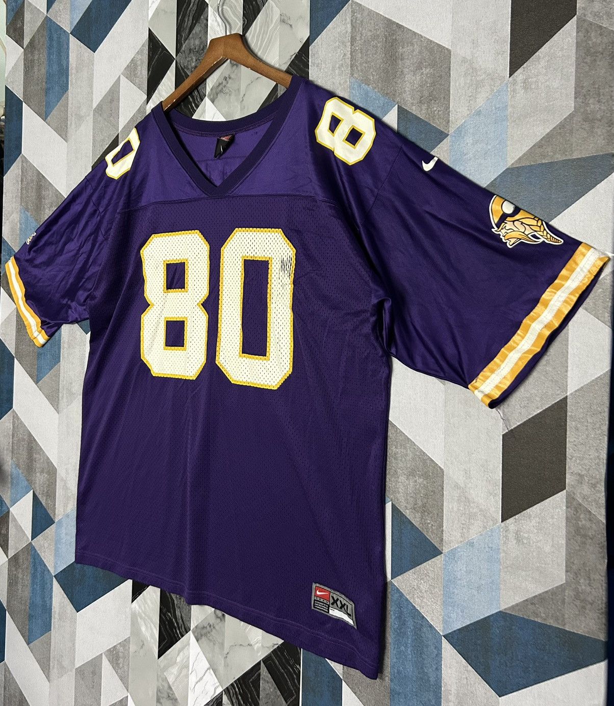 MLB × Nike 🔥 Vintage NFL NIKE Minessota Vikings Cris Carter Jersey Home Size US XXL / EU 58 / 5 - 3 Thumbnail