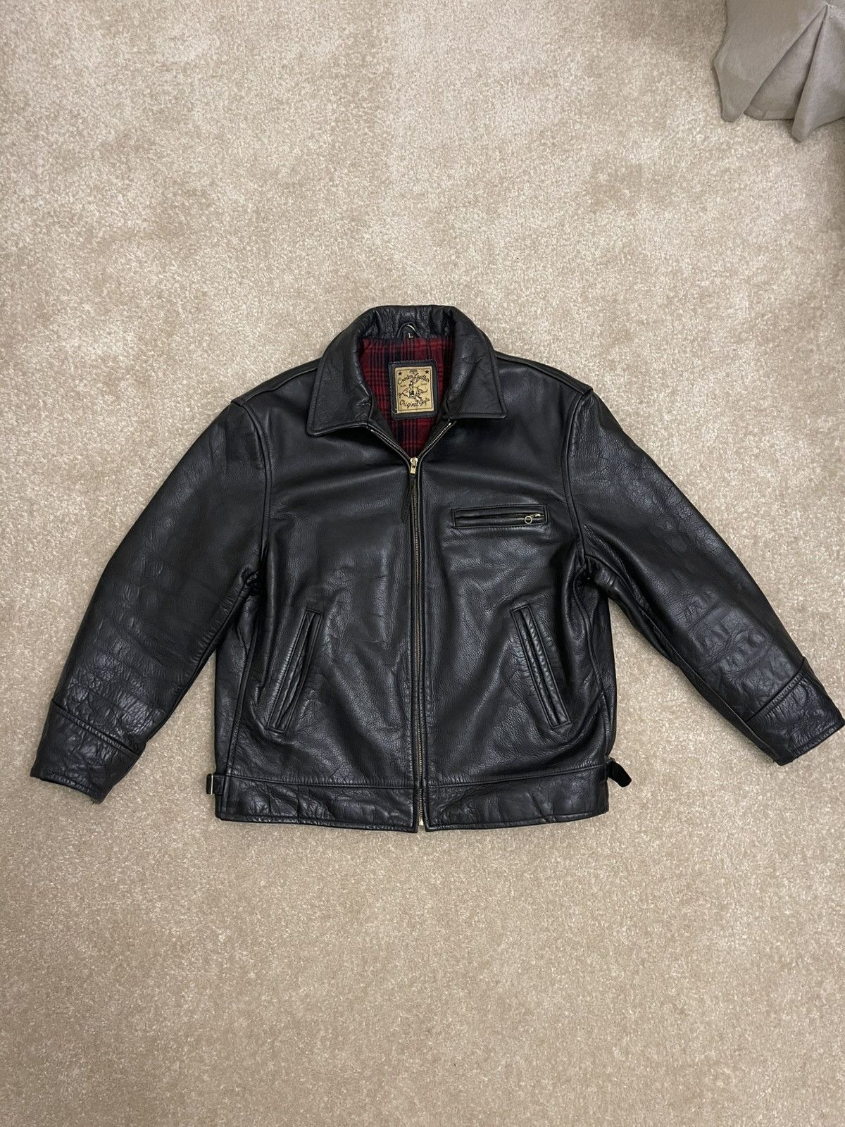 Other Crocker vintage leather jacket USA Size US L / EU 52-54 / 3 - 2 Thumbnail
