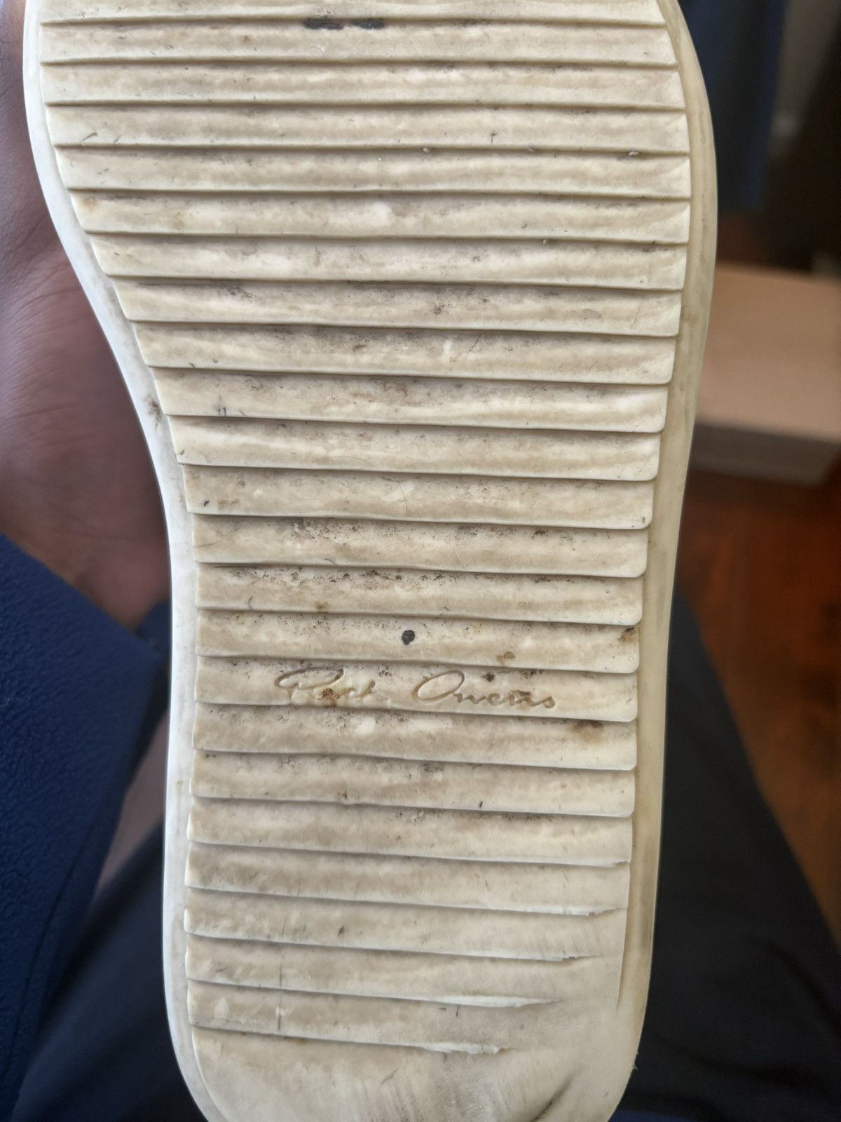 Rick Owens Rick Owens Double/Mega Bumper Milk Geobaskets Size US 10.5 / EU 43-44 - 7 Thumbnail