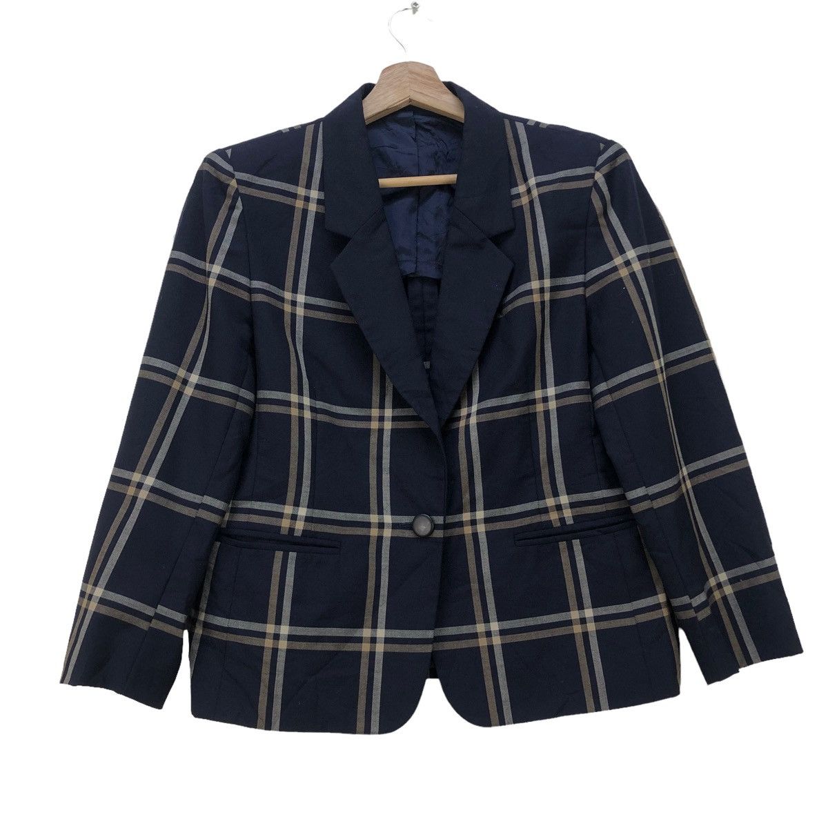 🫴🏻Aquascutum Checkered Single Button