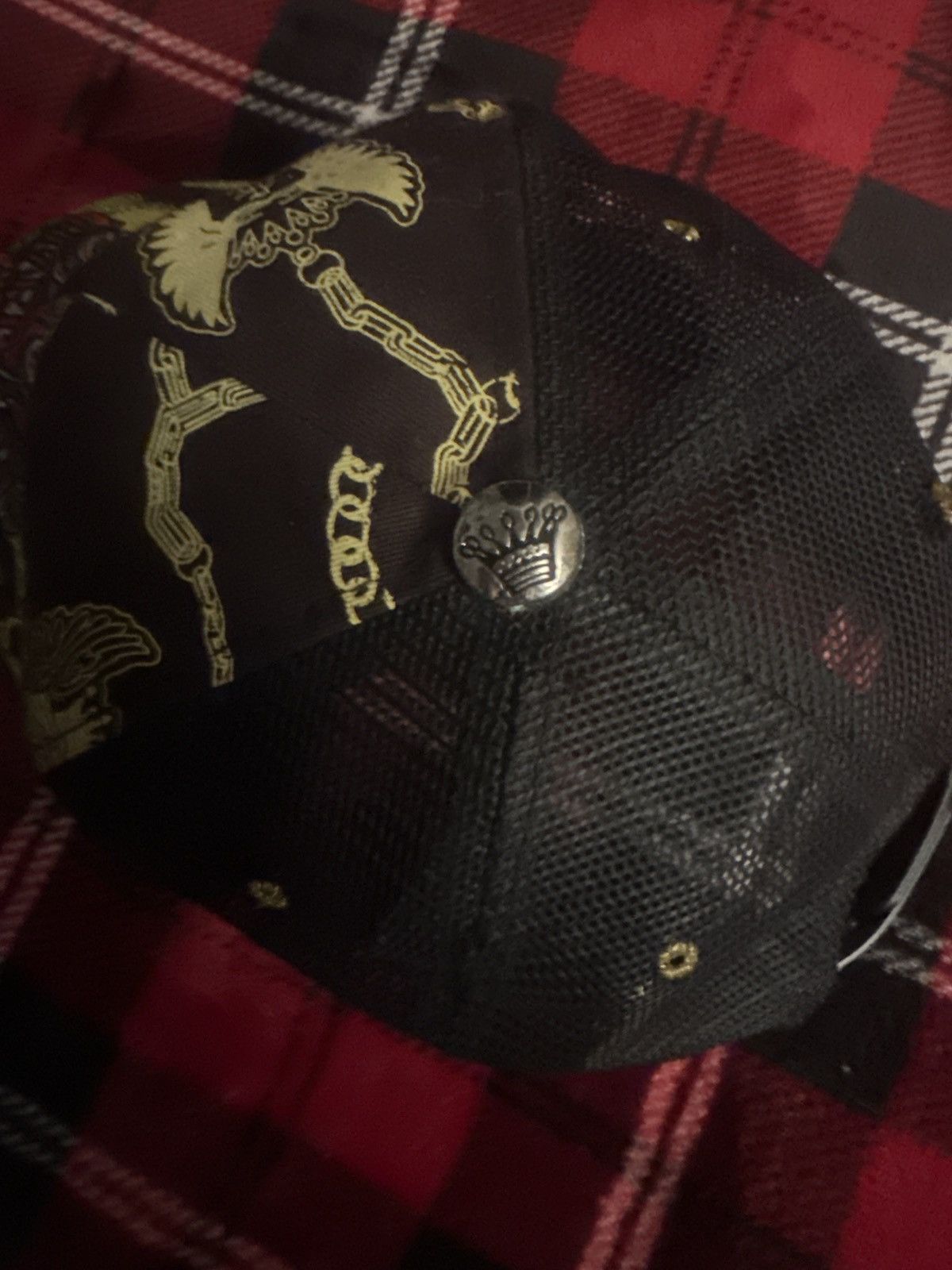 Christian Audigier × Ed Hardy × Vintage Christian Audigier “Heart Breaker” Y2K Embroidered Hat Size ONE SIZE - 4 Thumbnail
