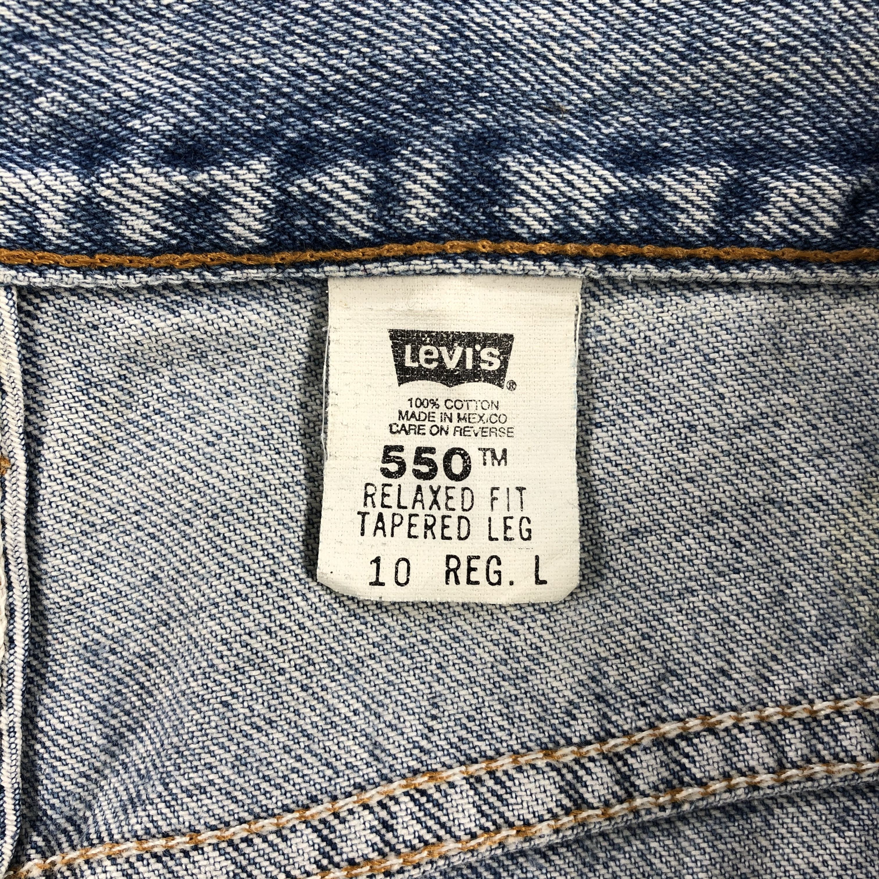 Levi's 90s Vintage Light Wash Levis 550 Jeans-J1683 Size US 31 - 11 Thumbnail