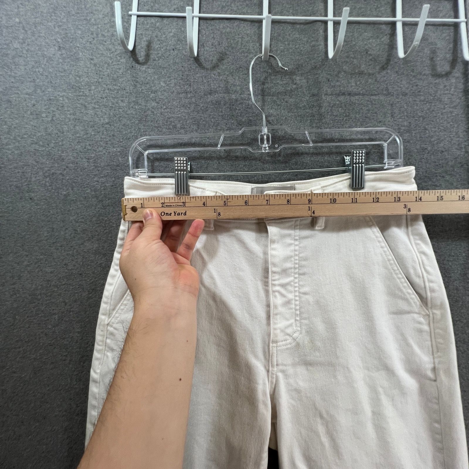 Everlane Everlane Women's Pants Size 8 White Jeans Size 30" / US 8 / IT 44 - 5 Thumbnail