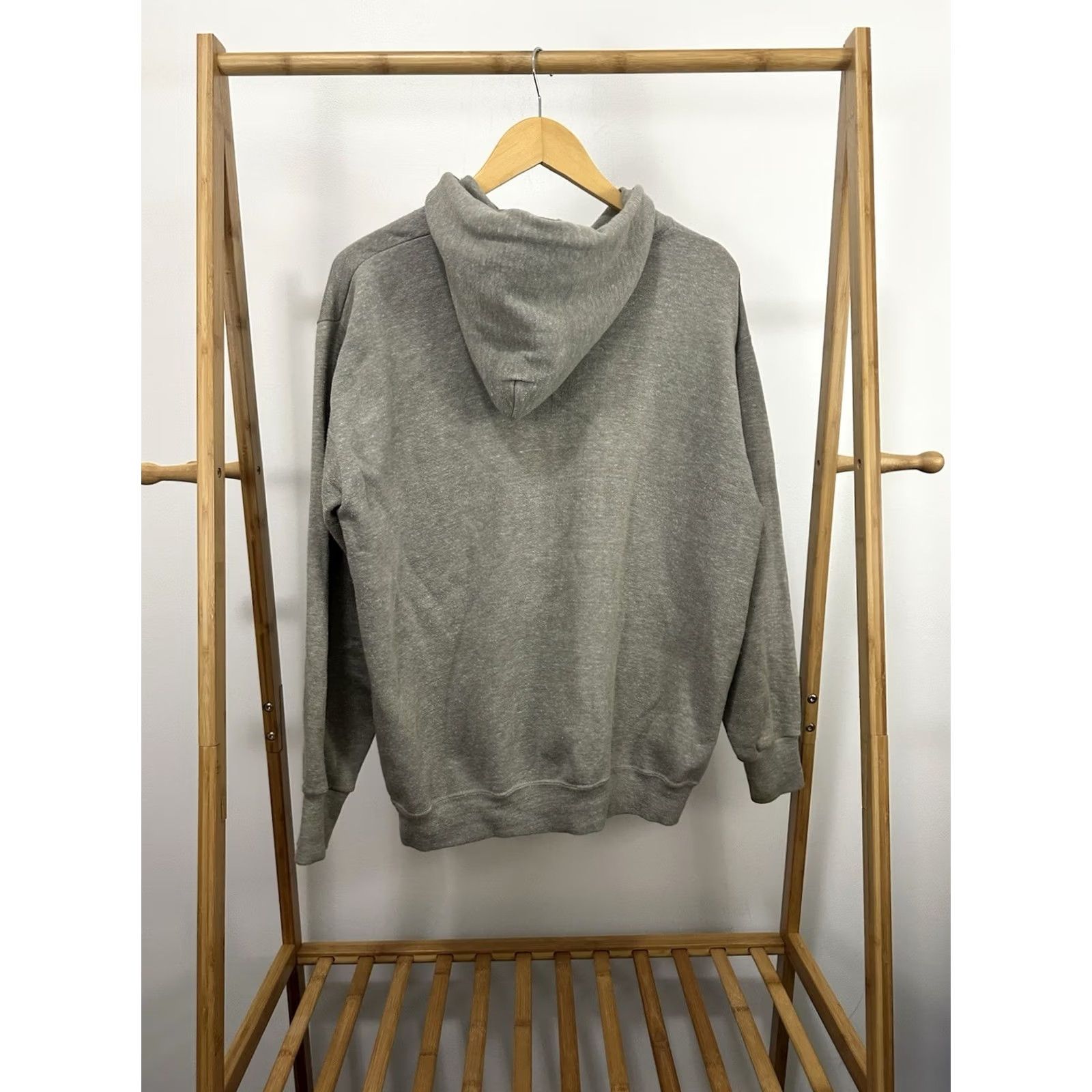 IDEA VINTAGE 70s Heather Gray Full Zip Hoodie Sweatshirt Worn Soft Ideal Zipper XL Men's Size US XL / EU 56 / 4 - 2 Thumbnail