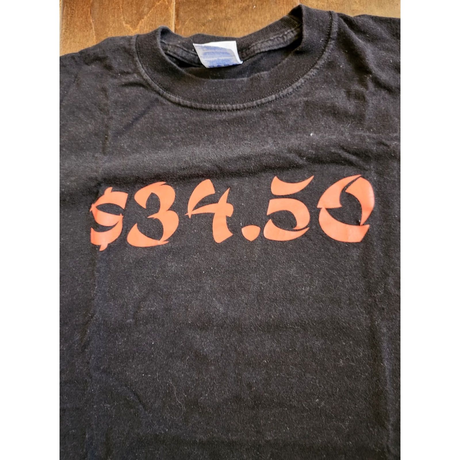 Vintage Russell Peters T-Shirt - Solid Black, Crew Neck, Short Sleeve - Unisex Adults, Size S, 100% Cotton, Basic Tee, Comedy, Romance? Size US S / EU 44-46 / 1 - 5 Thumbnail