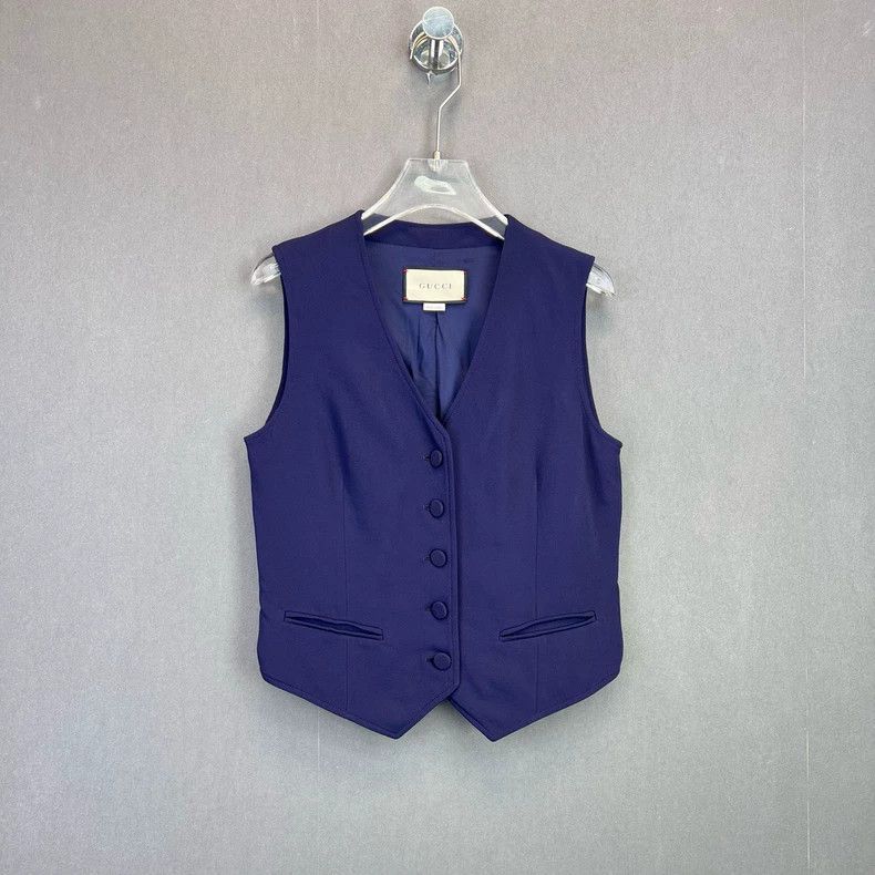 Gucci GucciDark blue top vest vest 2503-Nextarrow Size US XS / EU 42 / 0 - 1 Thumbnail