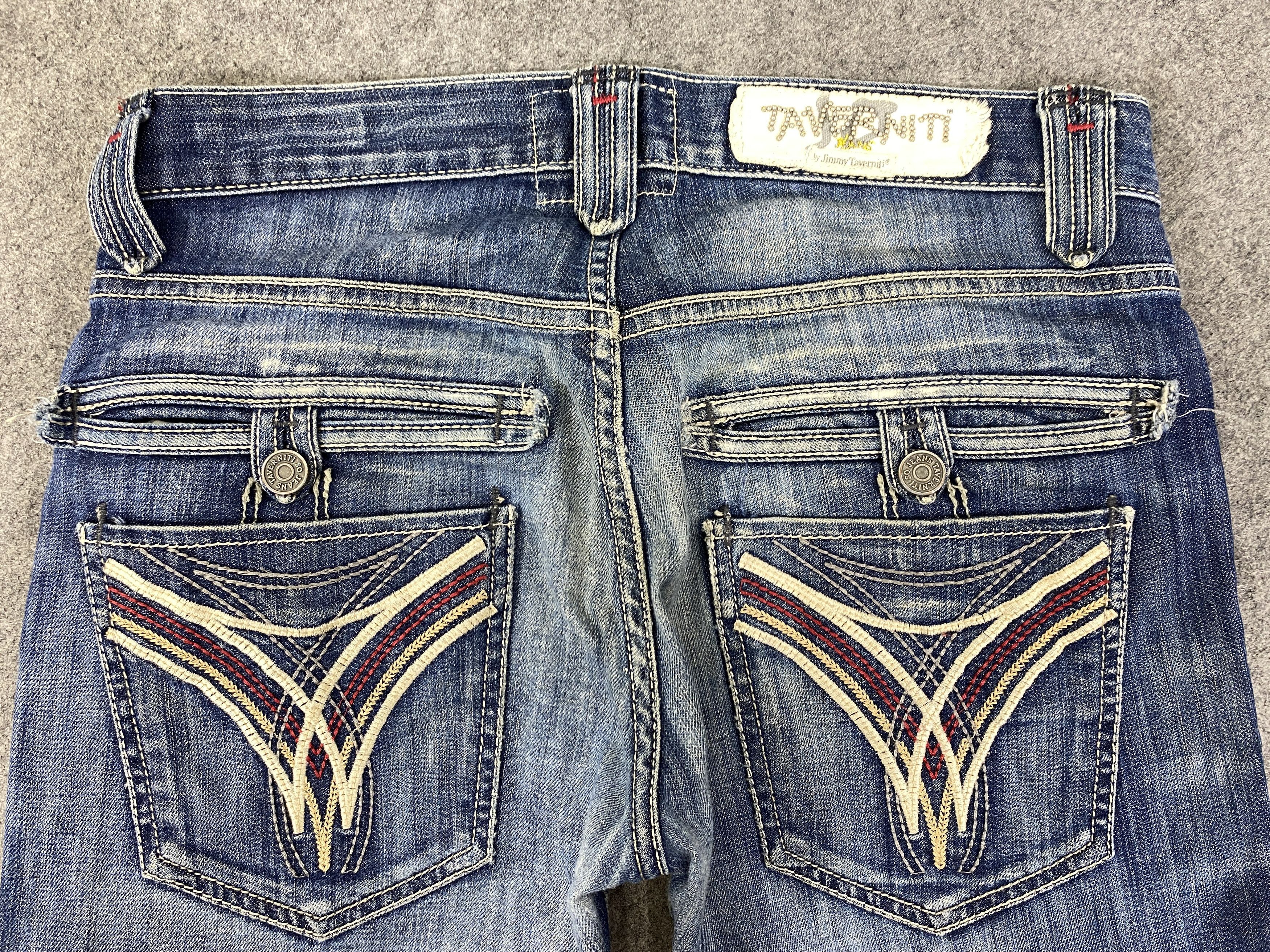 If Six Was Nine Vintage Jimmy Tavertini Flare Jeans 31x30 - JN3273 Size US 31 - 4 Thumbnail