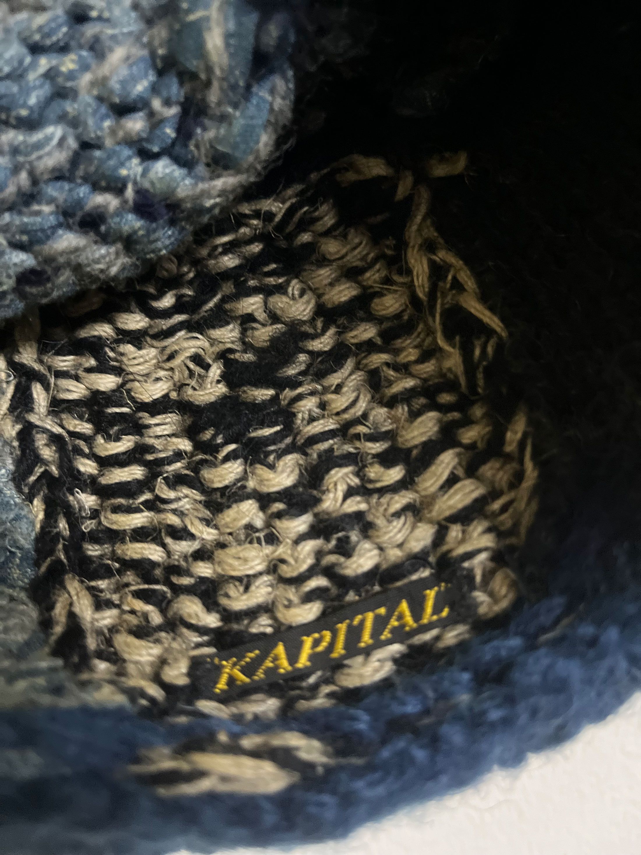 Kapital Kapital Japan Tugihagi Hand Knit Watch Cap Beanie Snow Woven Size ONE SIZE - 7 Thumbnail