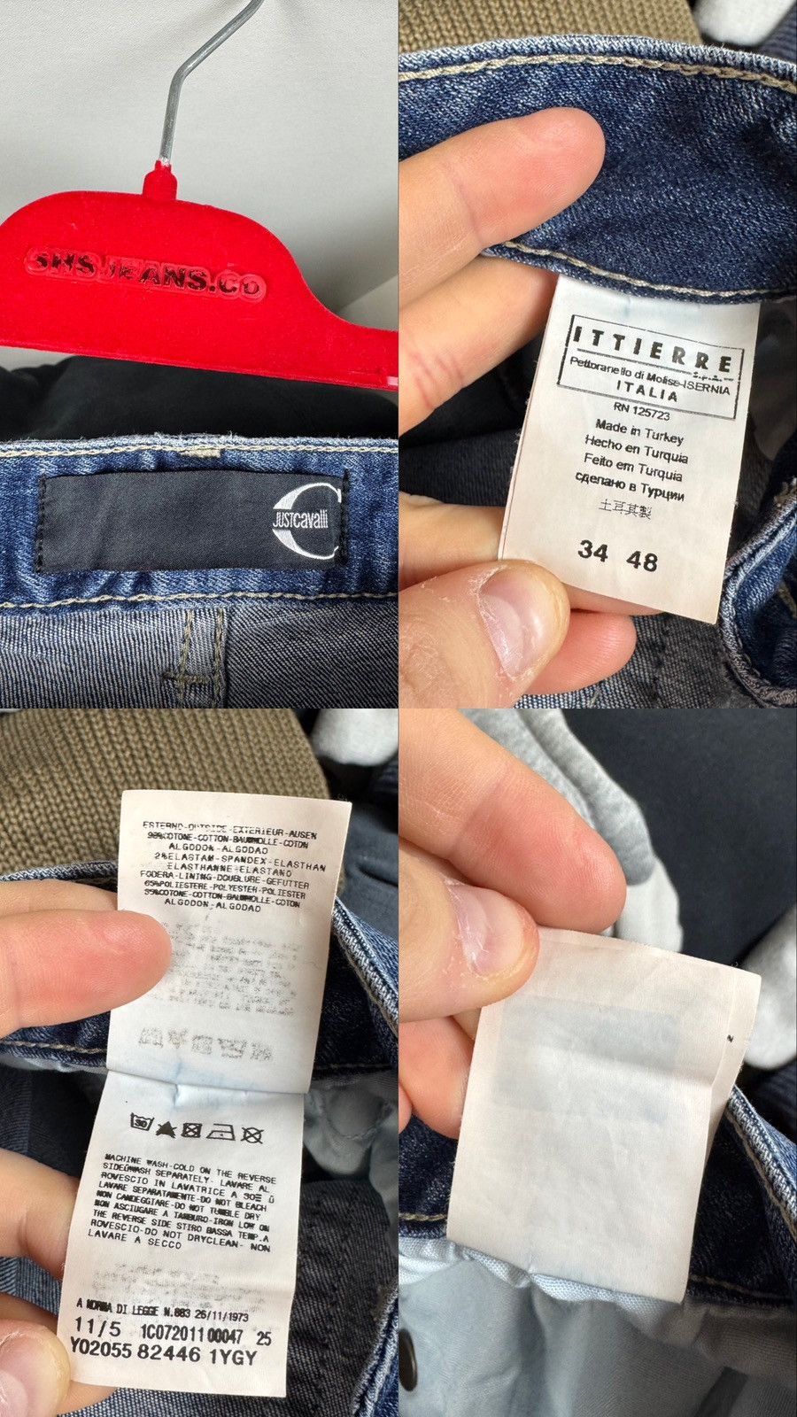 Just Cavalli Just Cavalli Denim Jeans Men’s Size US 34 / EU 50 - 7 Thumbnail