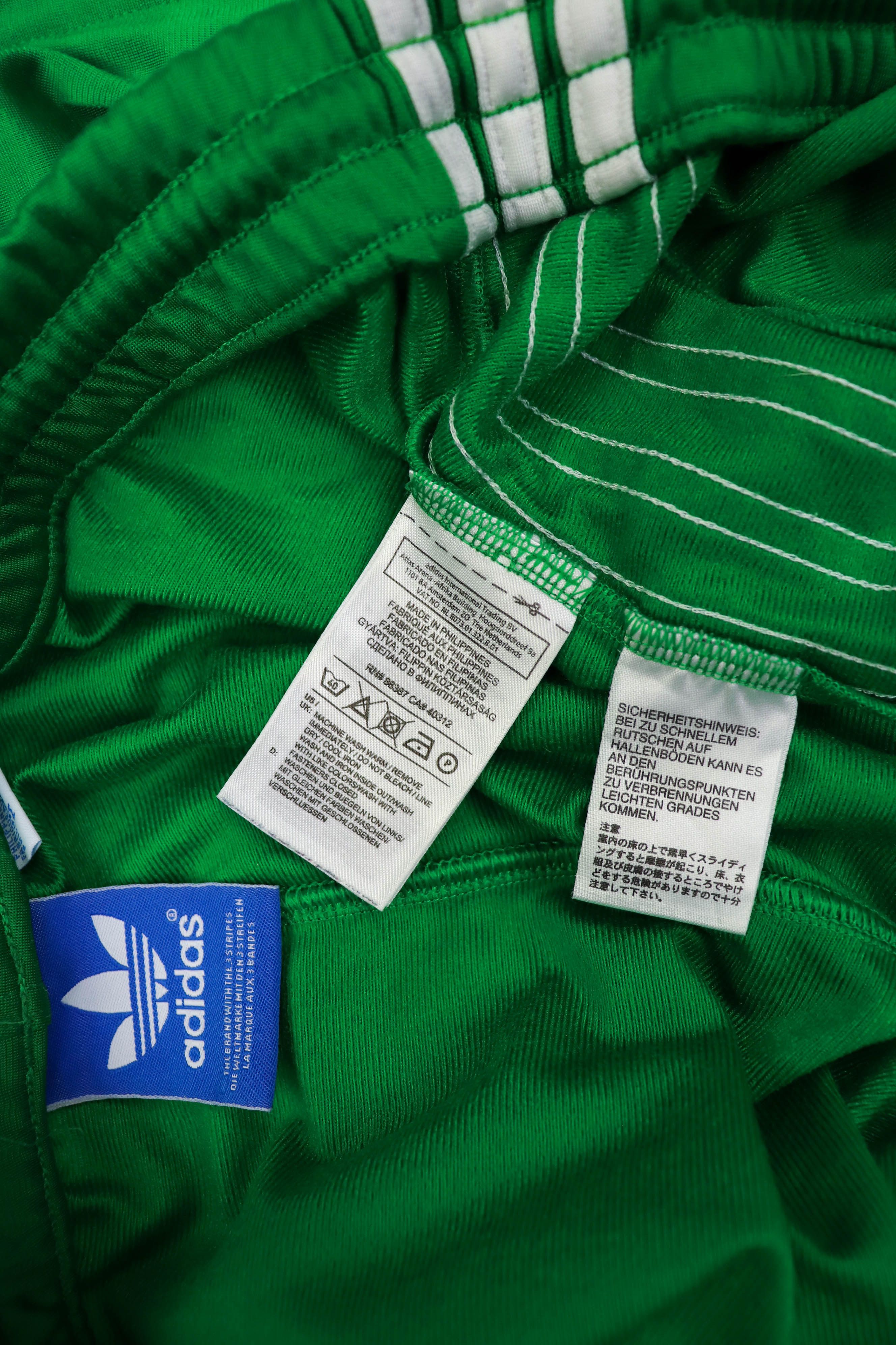 Adidas Adidas 2011 Apple Green Three Stripes Track Pants Size US 32 / EU 48 - 8 Thumbnail