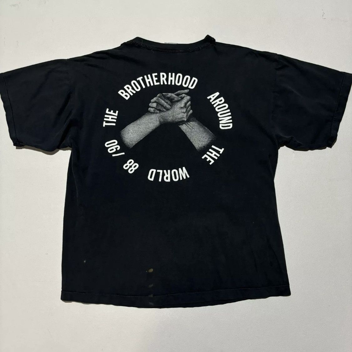 Vintage Bon Jovi Marilyn Monroe T-Shirt Vintage 80s Band Brotherhood Size US L / EU 52-54 / 3 - 9 Thumbnail