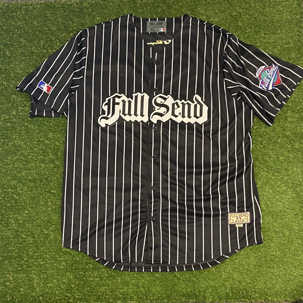 Full Send Full Send Bronx Baseball Jersey Size US XL / EU 56 / 4 - 1 Thumbnail