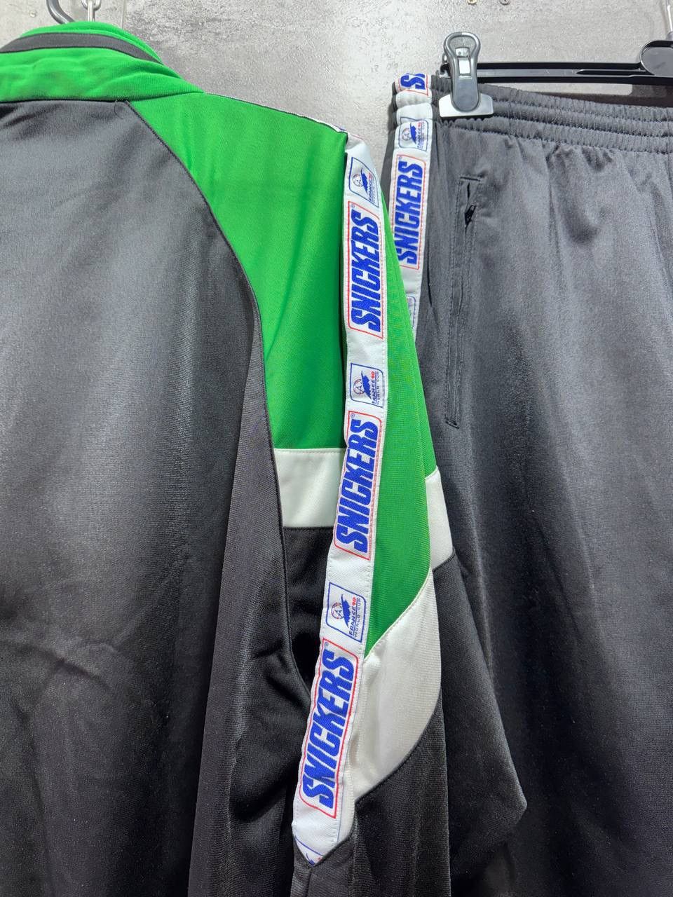 Other Vintage Snickers France 98 World Cup Tracksuit Jacket Pants Size US L / EU 52-54 / 3 - 11 Thumbnail