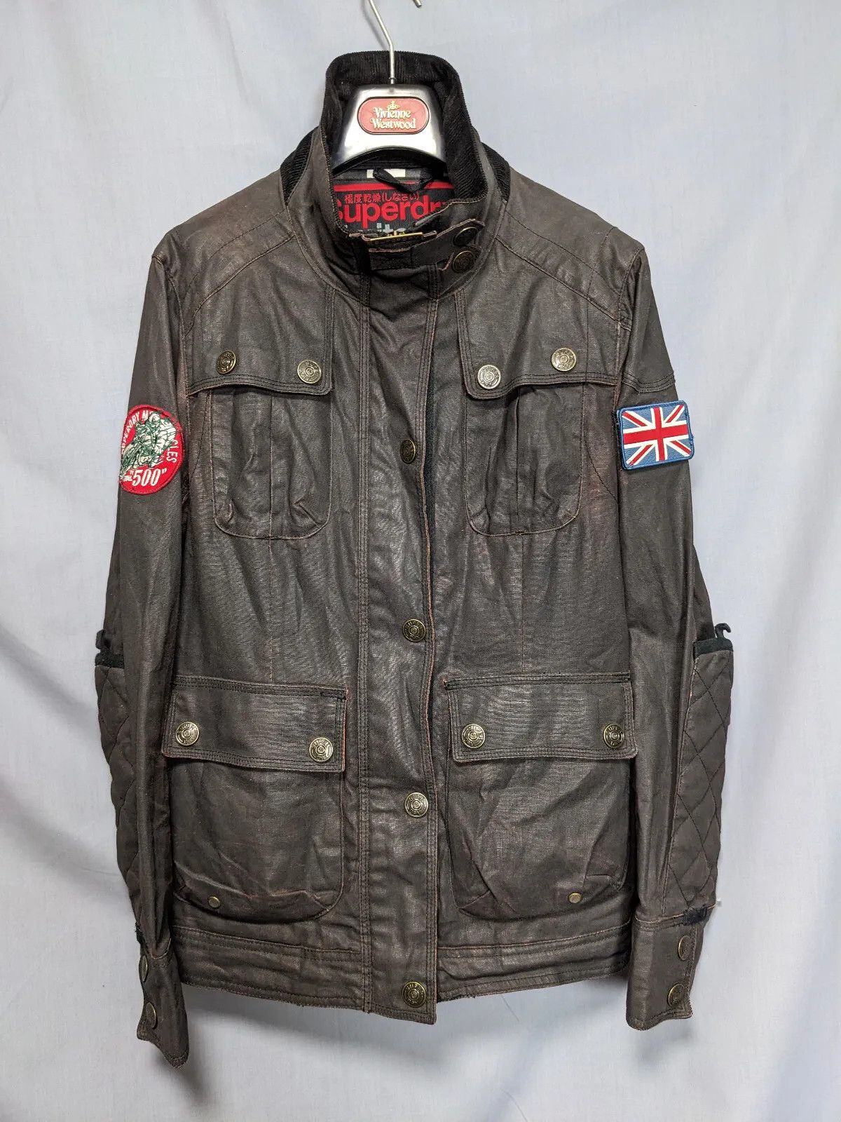 Superdry Superdry British Design Women’s Coat Jacket Size L / US 10 / IT 46 - 3 Thumbnail