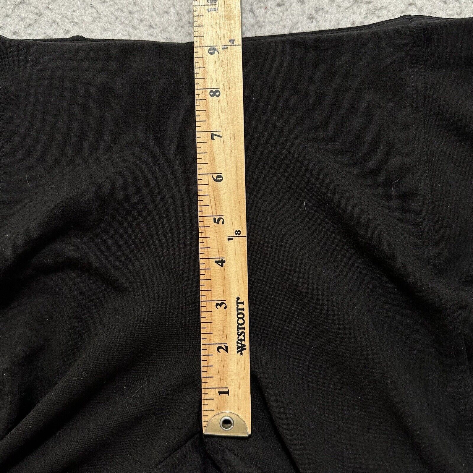 Other T Tahari Small Black Athletic Leggings Modal Blend Stretch Size 28" / US 6 / IT 42 - 10 Thumbnail