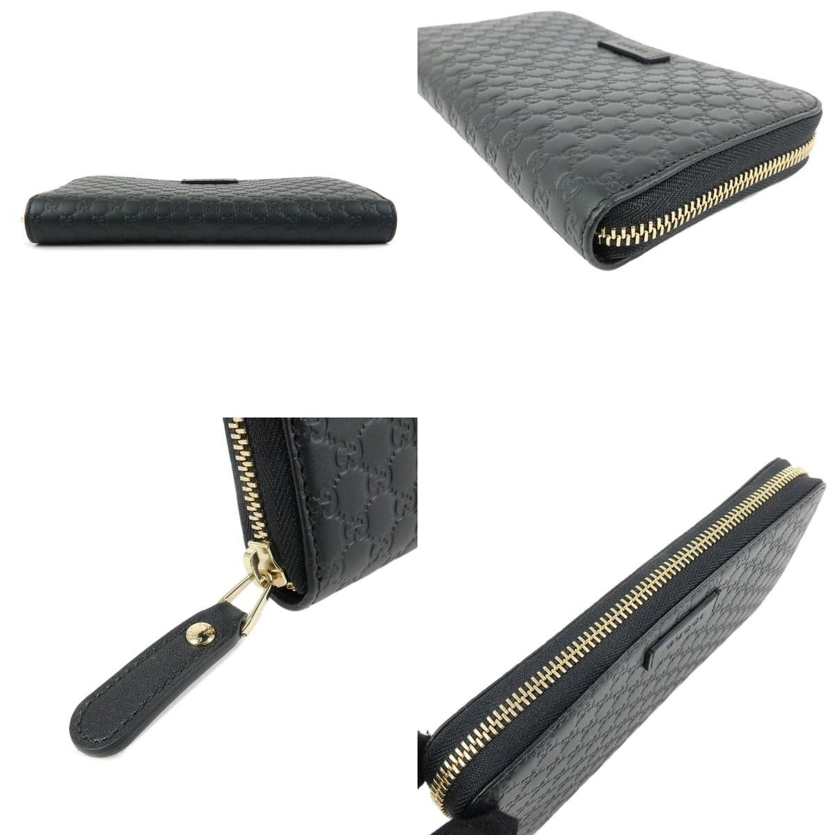 Gucci Gucci Microguccissima Zippy Wallet Calfskin Black Size ONE SIZE - 3 Thumbnail