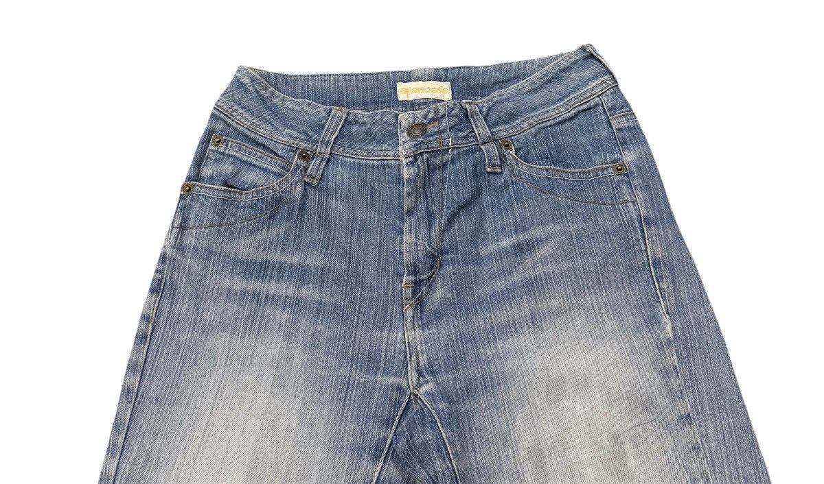 If Six Was Nine Vintage Blancafe Bootcut Distressed Denim Pants Size 28" / US 6 / IT 42 - 5 Thumbnail