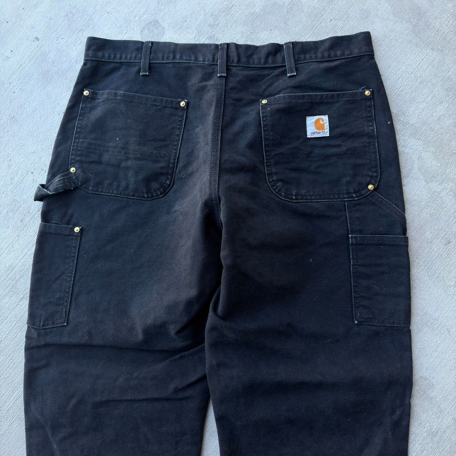 Carhartt × Vintage Carhartt black double knee work wear carpenter pants Size US 34 / EU 50 - 5 Thumbnail