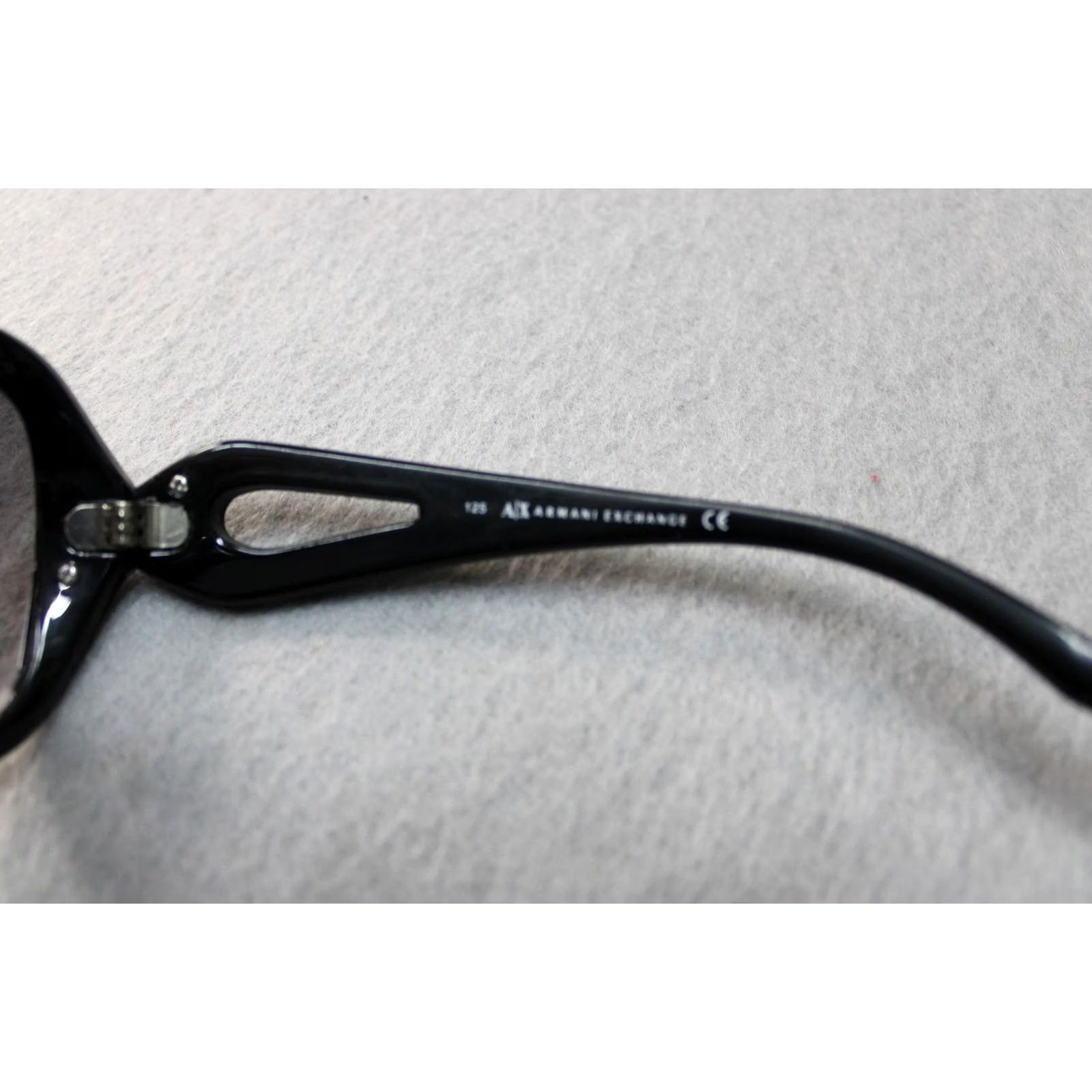 Armani Exchange VINTAGE Armani Exchange Sunglasses Womens Black Oversized Butterfly 54-18 Case Size ONE SIZE - 7 Thumbnail