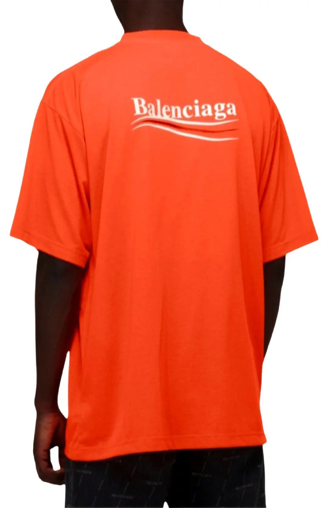 Balenciaga Balenciaga Orange Orpolitical Campaign Oversize T shirts XS Size US XS / EU 42 / 0 - 2 Thumbnail