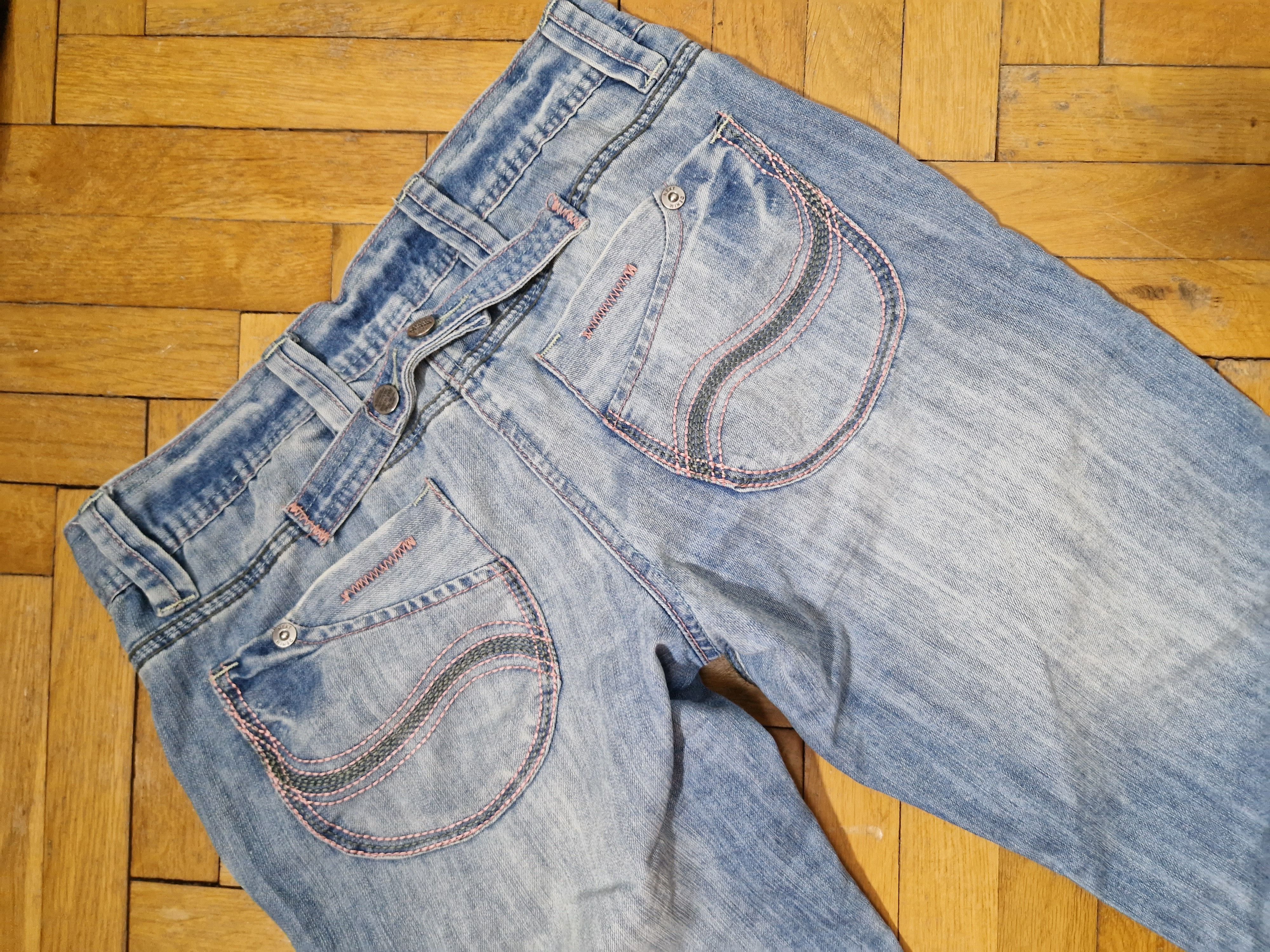 Miss Sixty × Vintage vintage wide leg low waist denim pants y2k 2000s Size 28" / US 6 / IT 42 - 3 Thumbnail