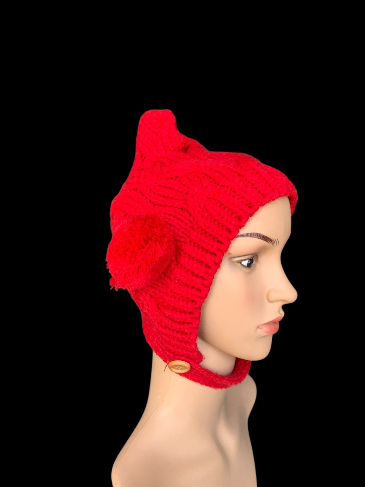 Japanese Brand × Kapital × Vintage Combo Two Beanies Hat Knitt Crochet Cute Size ONE SIZE - 2 Thumbnail