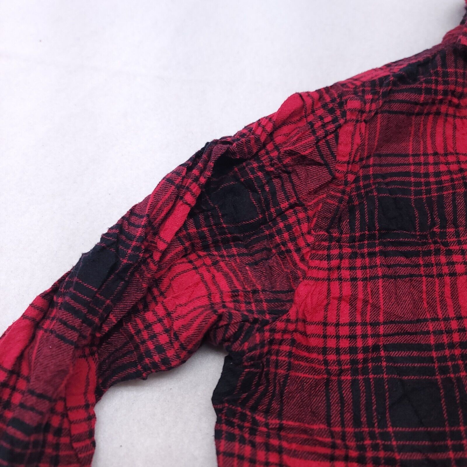 Croft & Barrow Croft & Barrow Tartan Flannel Shirt Mens Size L Red Black Size US L / EU 52-54 / 3 - 4 Thumbnail