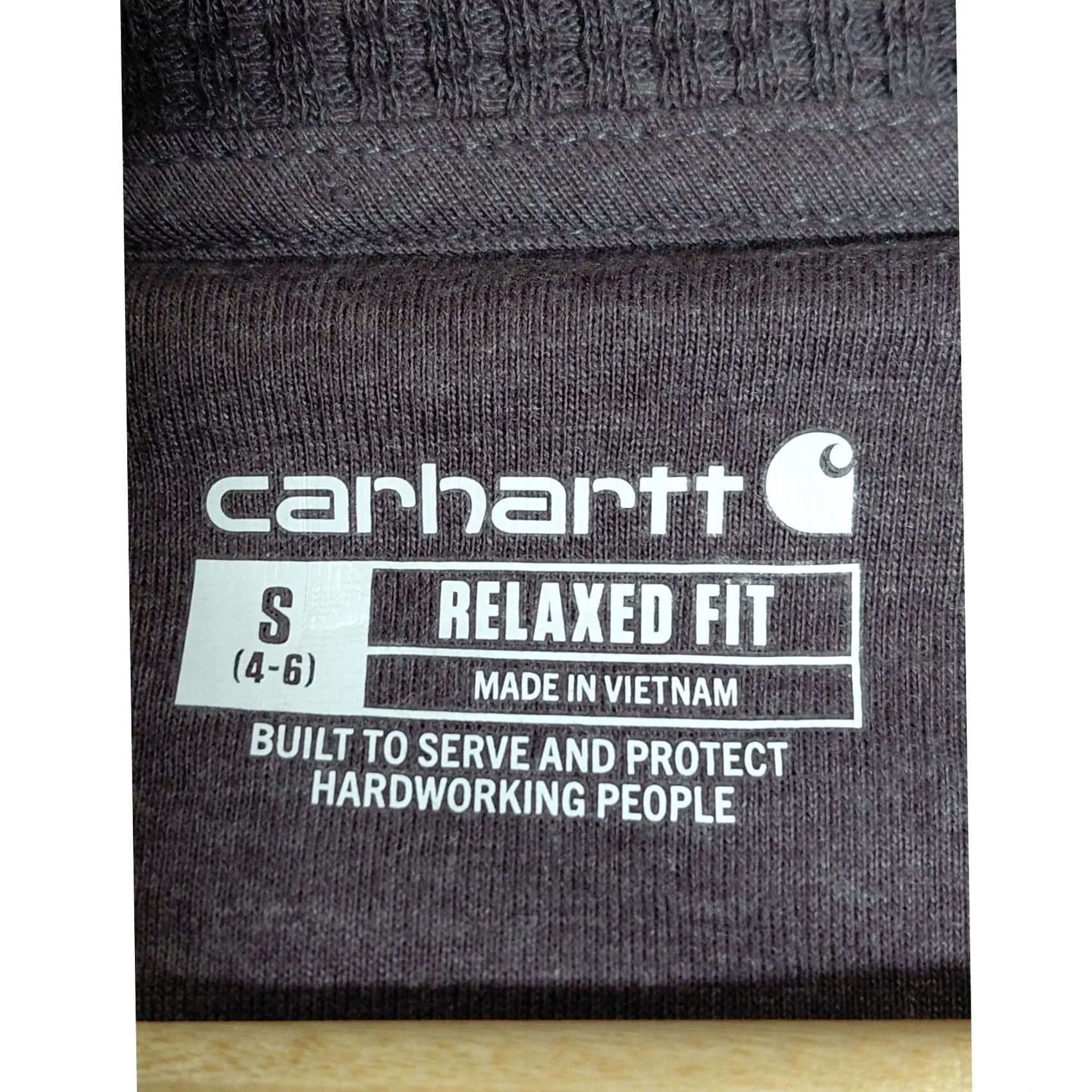 Carhartt Carhartt Hooded Relaxed Fit Hoodie Purple Solid Knit Size S Men Size US S / EU 44-46 / 1 - 4 Thumbnail